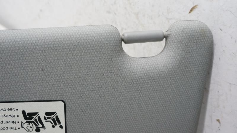 2012-2017 Kia Rio Passenger Right Sun Visor Gray 852021W901HCS OEM - Alshned Auto Parts