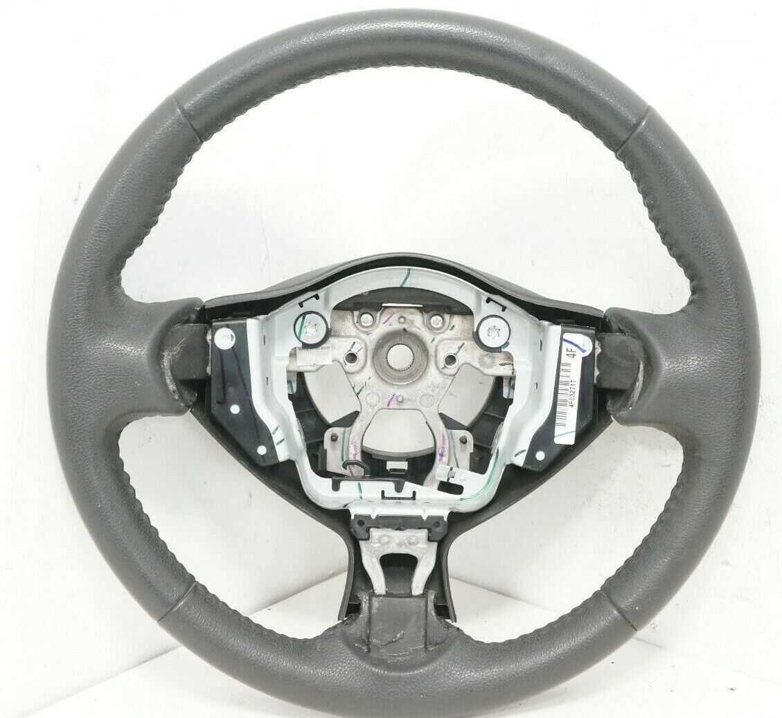 2013-2018 Nissan Sentra Black Leather Steering Wheel 48430-4FY0A OEM - Alshned Auto Parts