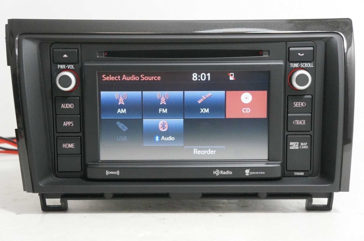 2019 Toyota Sequoia Navigation Touch Screen Stereo Radio 510400 OEM 86100-0C292 - Alshned Auto Parts