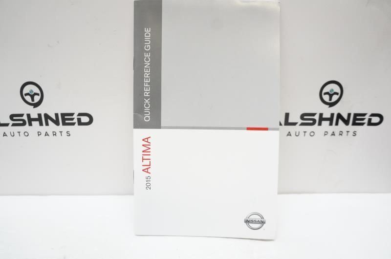 2015 Nissan Altima Owner Manual Set with Case - Alshned Auto Parts