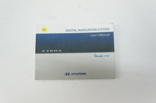 2013 Hyundai Azera Owner's Manual Book Case Navigation System - Alshned Auto Parts
