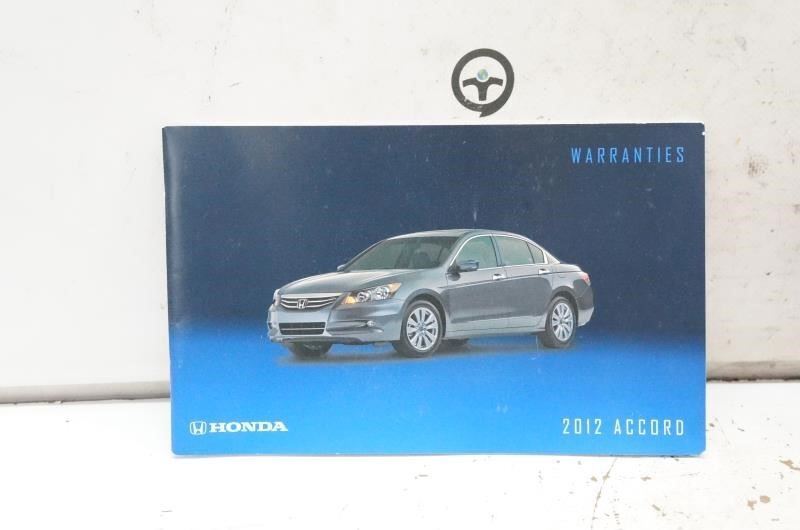 2012 Honda Accord Coupe Owner's Manual Book Case 00X31-TE0-6400 OEM - Alshned Auto Parts