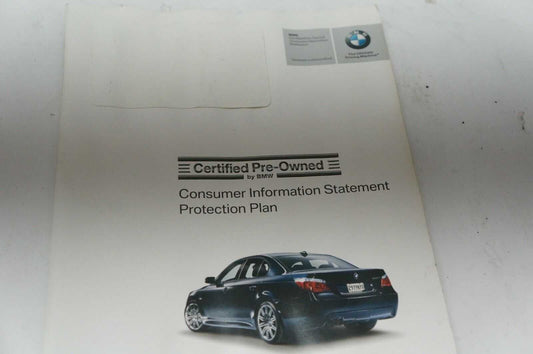 2008 BMW 5 Series Reference Guide Warranty Info Book with Case - Alshned Auto Parts