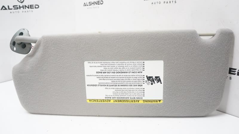 2011-2014 Toyota Sienna Passenger Right Sun Visor Gray 74310-08030-B0 OEM - Alshned Auto Parts