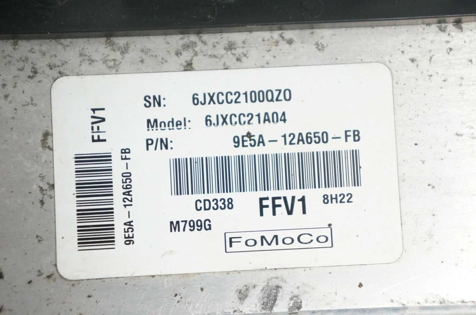 2009 FORD FUSION Engine ECM Control Module ECU 9E5A-12A650-FB OEM 9E5A12A650FB Alshned Auto Parts
