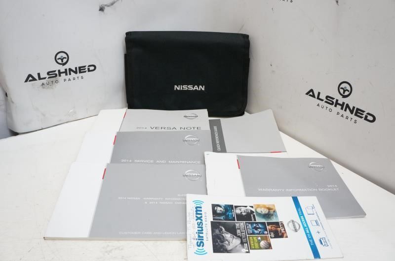 2014 Nissan Versa Owner's Manual with case - Alshned Auto Parts