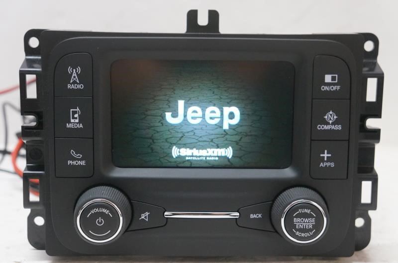 15-17 Jeep Renegade AM FM XM Satellite Radio Display Screen OEM 07356372860 - Alshned Auto Parts