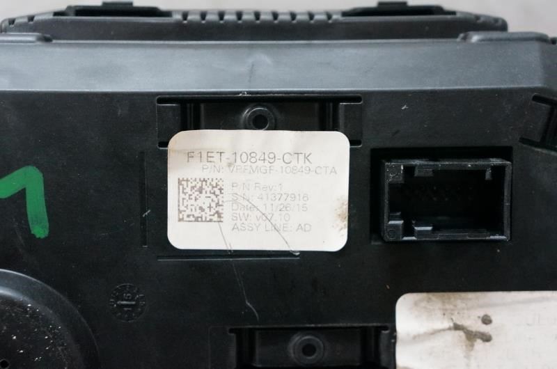 2016 Ford Focus Speedometer Instrument Cluster Mileage Unknown F1ET-10849-CTK OEM - Alshned Auto Parts