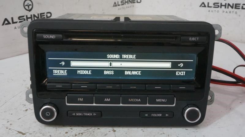 *READ* 2012 Volkswagen Jetta AM FM CD MP3 Radio Receiver 1K0035164D OEM - Alshned Auto Parts