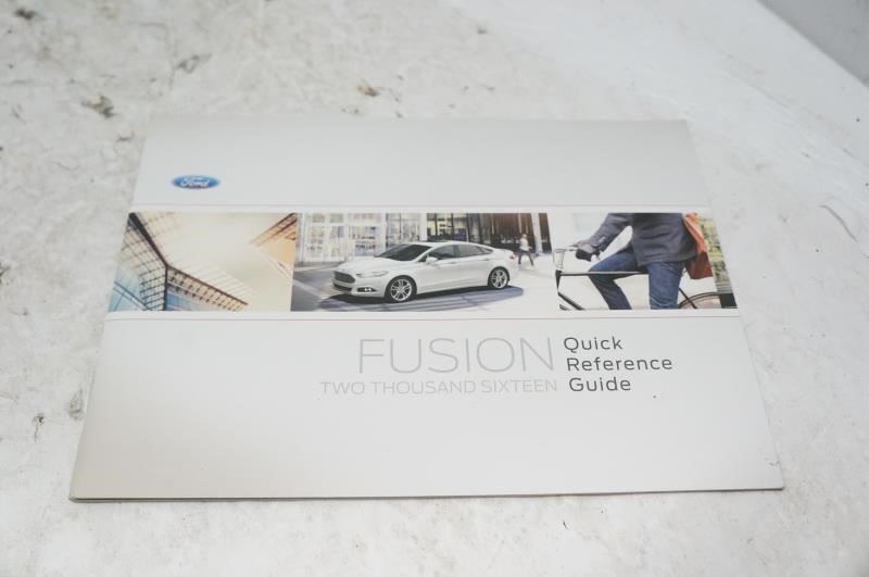 2016 Ford Fusion Owner's Manual Warranty Guide with Case - Alshned Auto Parts