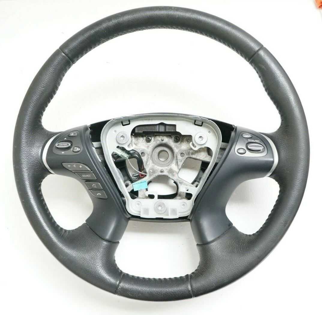 15 Nissan Pathfinder Steering Wheel Multimedia & Cruise Control OEM 48430 3KF4A - Alshned Auto Parts