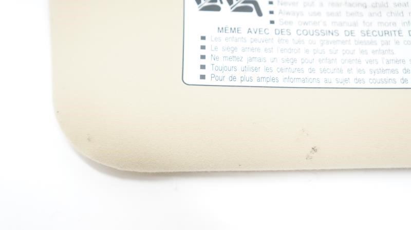 07-09 Lexus LS460 Passenger Right Side Sun Visor (Beige) OEM 74310-50330-A1 - Alshned Auto Parts