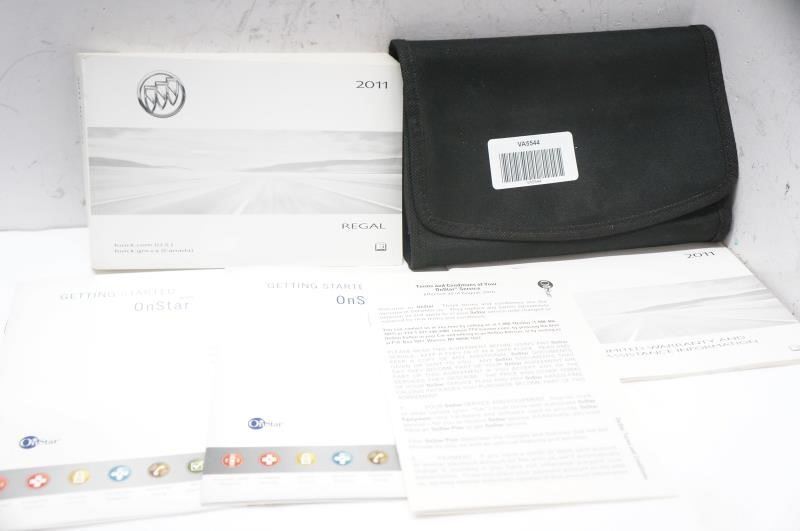 2011 Buick Regal Owner's Manual Warranty Info Book & OnStar DVD with Case - Alshned Auto Parts