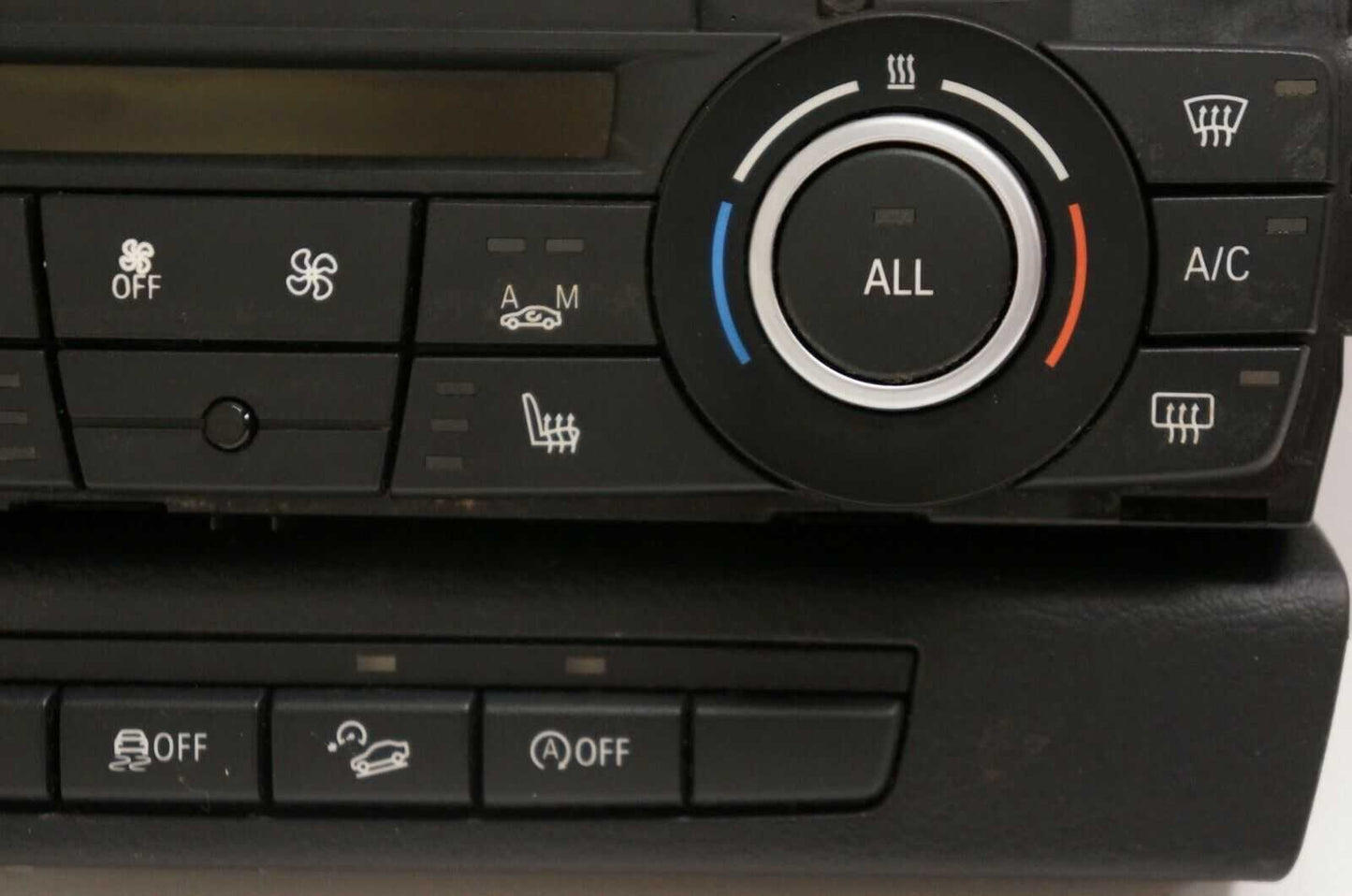 12-15 bmw x1 temperature control panel w/ bezel oem 6411 9292262-02 Alshned Auto Parts