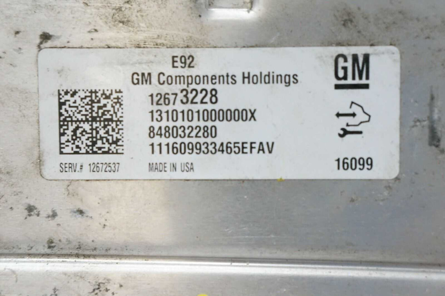 2014-2016 Cadillac XTS 3.6 L Engine Computer Control Module ECM ECU 12673228 OEM - Alshned Auto Parts