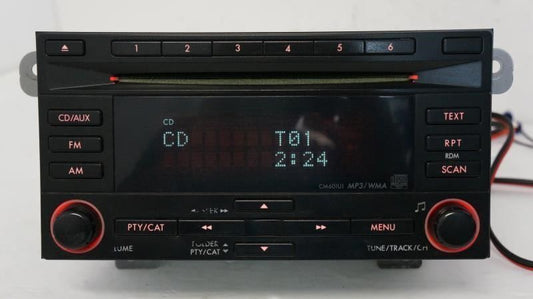 12 Subaru Impreza AM/FM CD MP3 AUX Radio OEM 86201FJ600B ID CM601U1 - Alshned Auto Parts