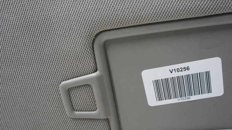 2015-2019 Kia Sedona Passenger Right Sun Visor Gray 85220A9200GBU OEM - Alshned Auto Parts