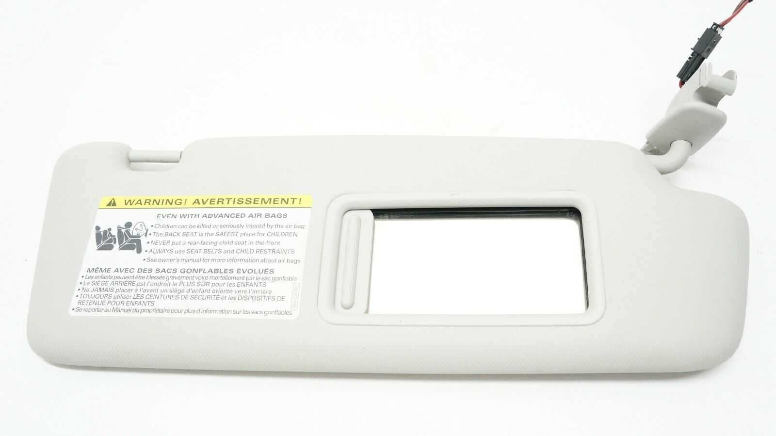 09-12 Audi A4 Passenger Right Side Sun Visor (Beige) OEM 8K0-857-552-L-8S0 - Alshned Auto Parts