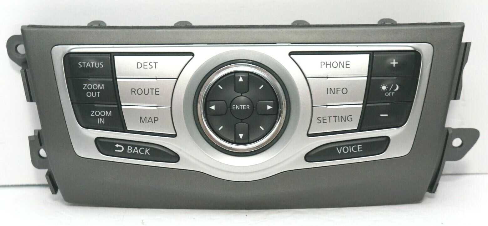 2013-2014 Nissan Murano Navigation Information Control Panel OEM 28395-1AA0D - Alshned Auto Parts