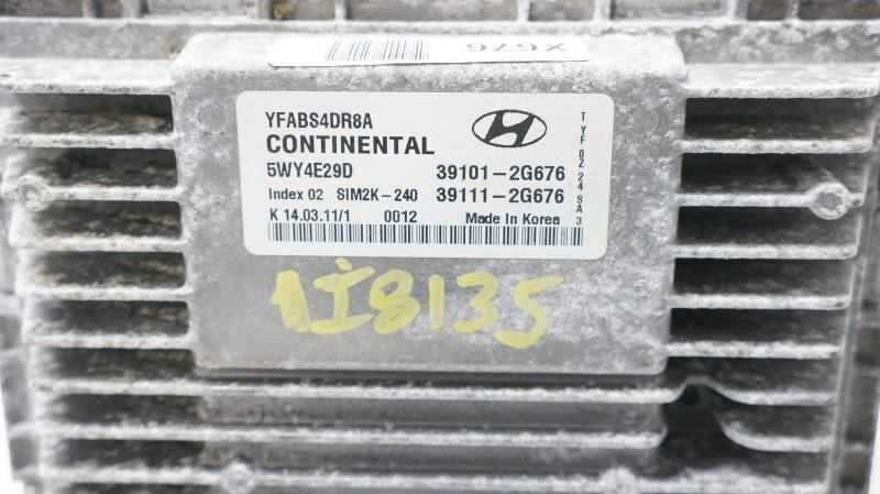 11-14 Hyundai Sonata 2.4L Engine Computer Control Module ECU ECM 39111-2G676 OEM - Alshned Auto Parts