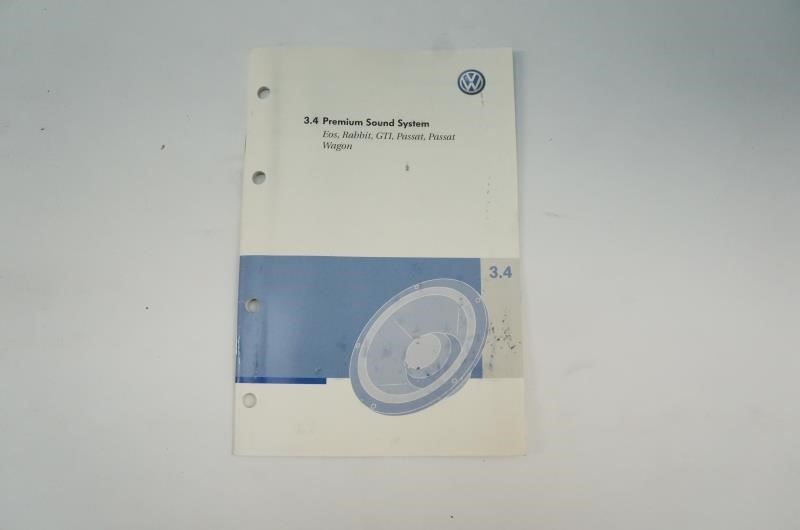 2007 Volkswagen Golf GTI Owner's Manual Book  Case Maintenance - Alshned Auto Parts