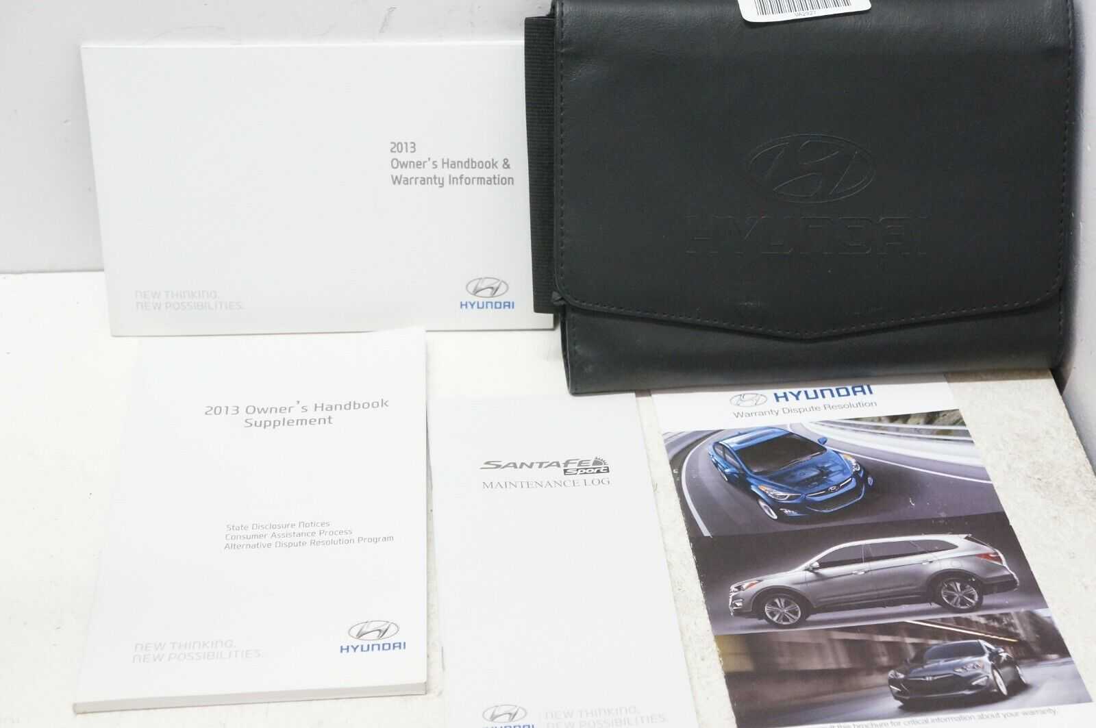 2013 Hyundai Santa Fe Owners Handbook With Case - Alshned Auto Parts