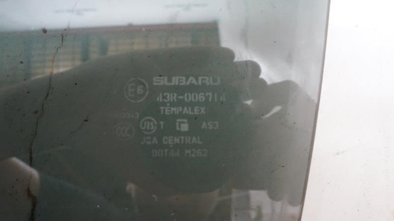 2009-2013 Subaru Forester Driver Left Rear Door Window Glass 62011SC010 OEM Alshned Auto Parts
