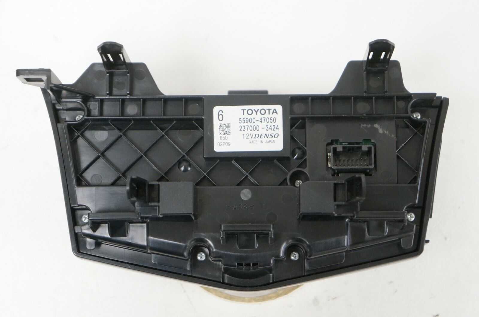 12-13 Toyota Prius V Automatic Climate AC Temperature Control OEM 55900-47050 Alshned Auto Parts