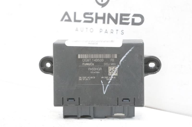 2018 Ford F150 Passenger Right Front Door Control Module DG9T14B533FB OEM - Alshned Auto Parts