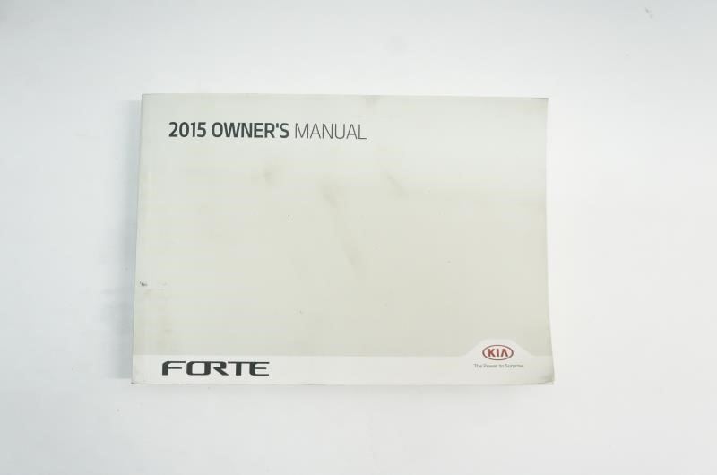 2015 KIA FORTE Owner's Manual Book FA70-EU44B OEM - Alshned Auto Parts