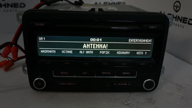 2012 Volkswagen Jetta AM FM CD MP3 Radio Receiver 1K0035164C - Alshned Auto Parts