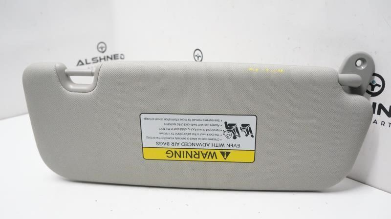 2014-2016 Kia Forte Driver Left Sun Visor Gray 85210A7110ED OEM - Alshned Auto Parts