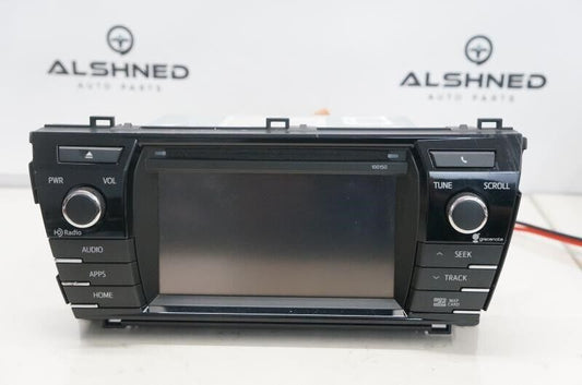 *READ*ASIS 14-16 Toyota Corolla AM FM Radio CD Navigation 86100-02100 OEM 100150 - Alshned Auto Parts