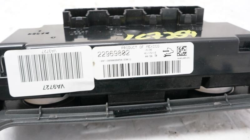 13-17 Chevrolet Traverse AC Heater Temp Climate Control Faceplate 22969802 OEM - Alshned Auto Parts