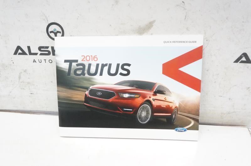 2016 Ford Taurus Owner's Manual Book Case GG1J 19A321 AA OEM - Alshned Auto Parts