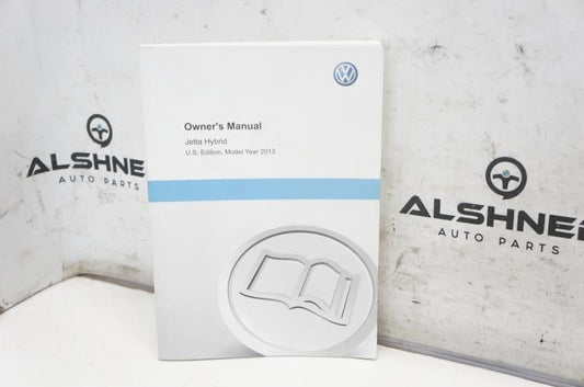 2013 Volkswagen Jetta Hybrid Owner's Manual Book Case 1325U1JEH21 OEM - Alshned Auto Parts