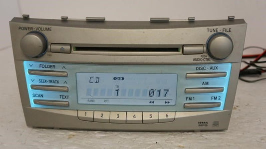 07-09 Toyota Camry AM/FM CD MP3 Audio Receiver OEM 86120-06180 ID 11815 - Alshned Auto Parts