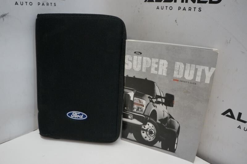 2008 Ford Super Duty Owner's Manual with case OEM 8C31-19A321-AA - Alshned Auto Parts