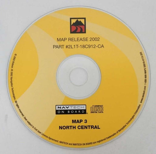 2002-2003 ford expedition oem navigation cd north central 2l1t-18c912-ca map 3 - Alshned Auto Parts