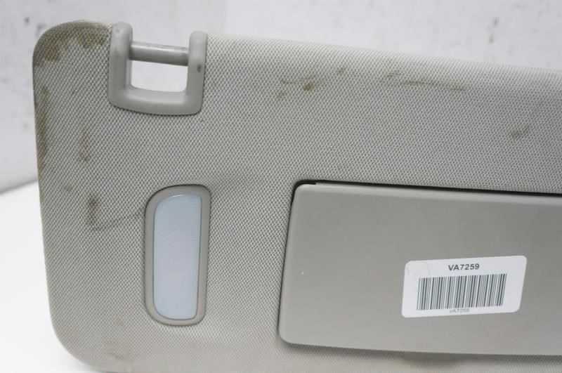 2010-2014 Cadillac SRX Passenger Right Sun Visor Gray 23141970 OEM - Alshned Auto Parts