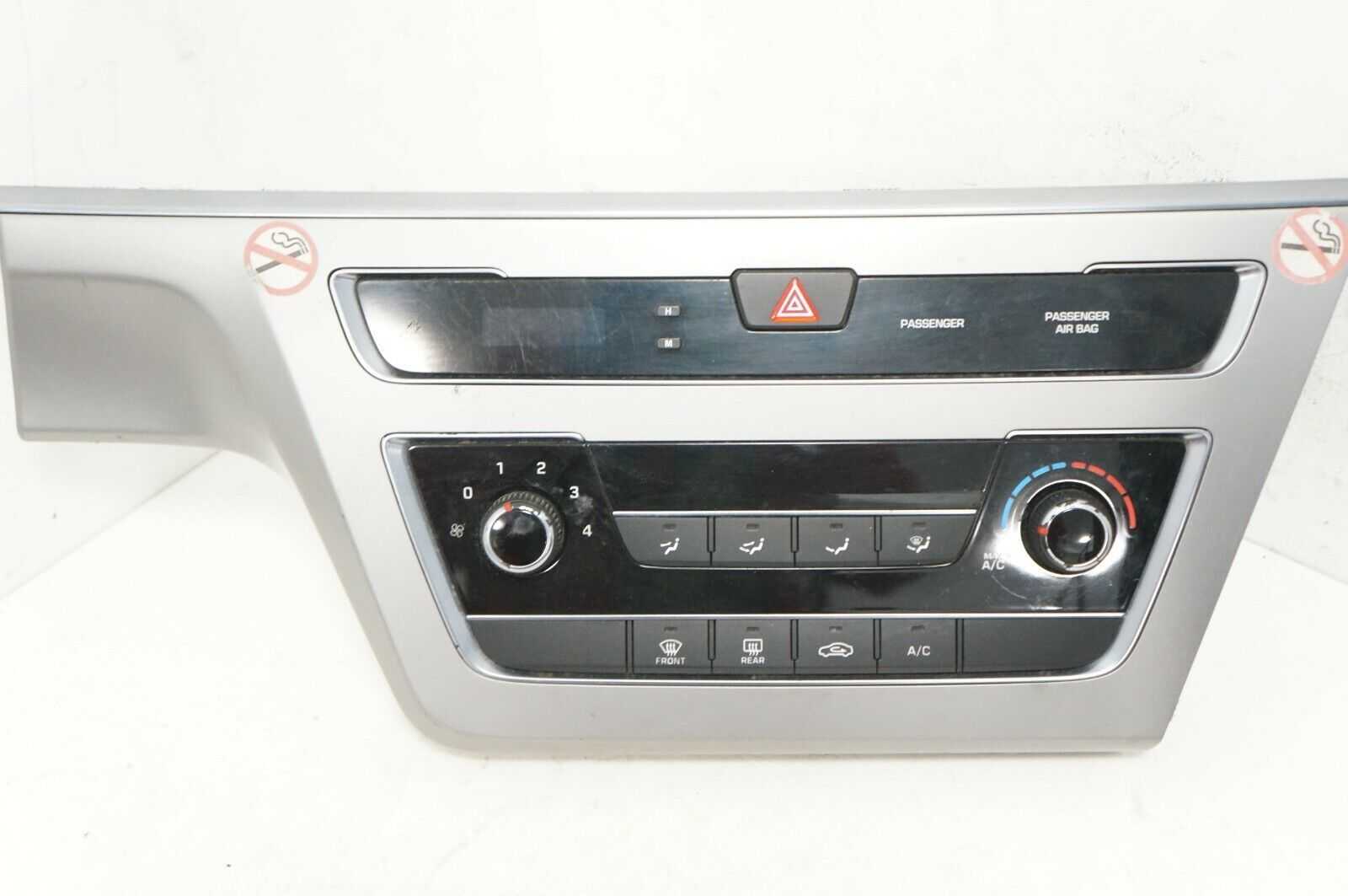 2015-2016 Hyundai Sonata Climate Temperature Control Faceplate 97250-C2XXX OEM - Alshned Auto Parts