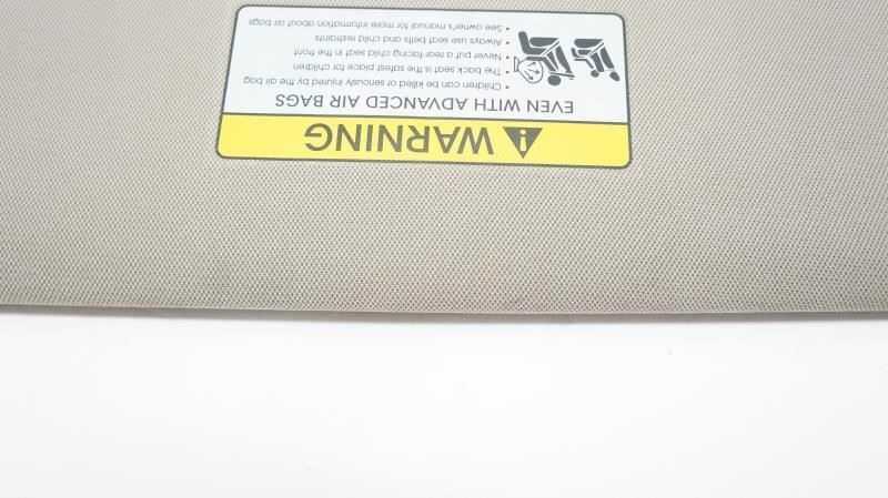 16 Kia Optima Driver Left Side Sun Visor (Beige) OEM 85201D5000BGA - Alshned Auto Parts