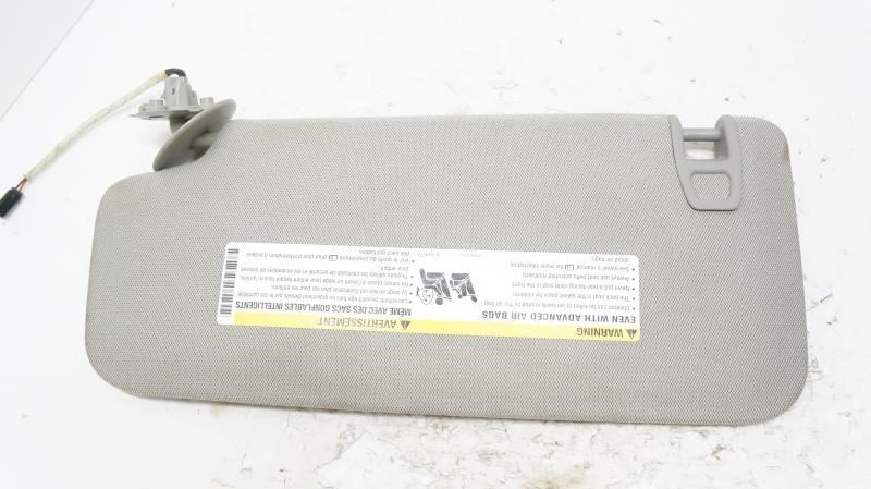 15 Chevrolet Equinox Passenger Right Side Sun Visor Illum (Beige) OEM 23234082 - Alshned Auto Parts