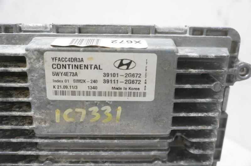 11-14 Hyundai Sonata 2.4L Engine Computer Control Module ECU ECM 39101-2G672 OEM - Alshned Auto Parts