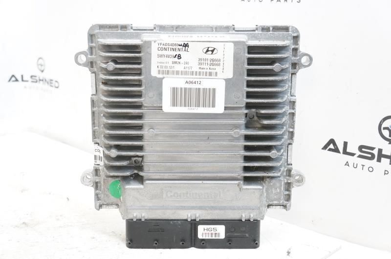 11-14 Hyundai Sonata 2.4L Engine Computer Control Module ECU ECM 39101-2G668 OEM - Alshned Auto Parts