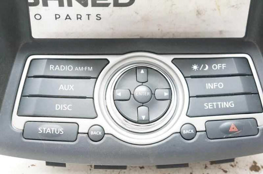 2017 Infiniti QX50  Radio Audio Panel Faceplate 28395 JK61D  OEM - Alshned Auto Parts