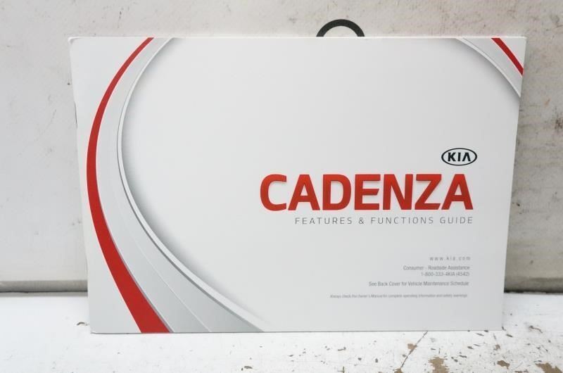 2015 Kia Cadenza Owner's Manual Book Case F3R0-EU47C OEM - Alshned Auto Parts