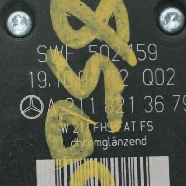 04-2005 Mercedes-Benz E-Class Driver Window LH Electrical Switch OEM A2118213679 - Alshned Auto Parts