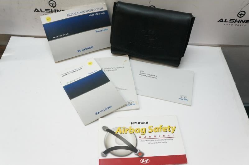 2013 Hyundai Azera Owner's Manual Book Case Navigation System - Alshned Auto Parts