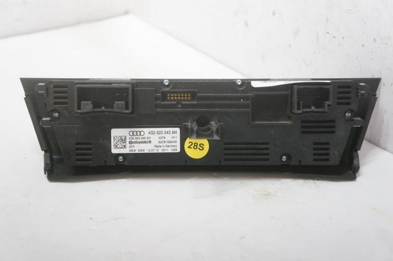 2012-2015 Audi A6 AC Heater Temperature Climate Control 4G0 820 043 AH OEM - Alshned Auto Parts